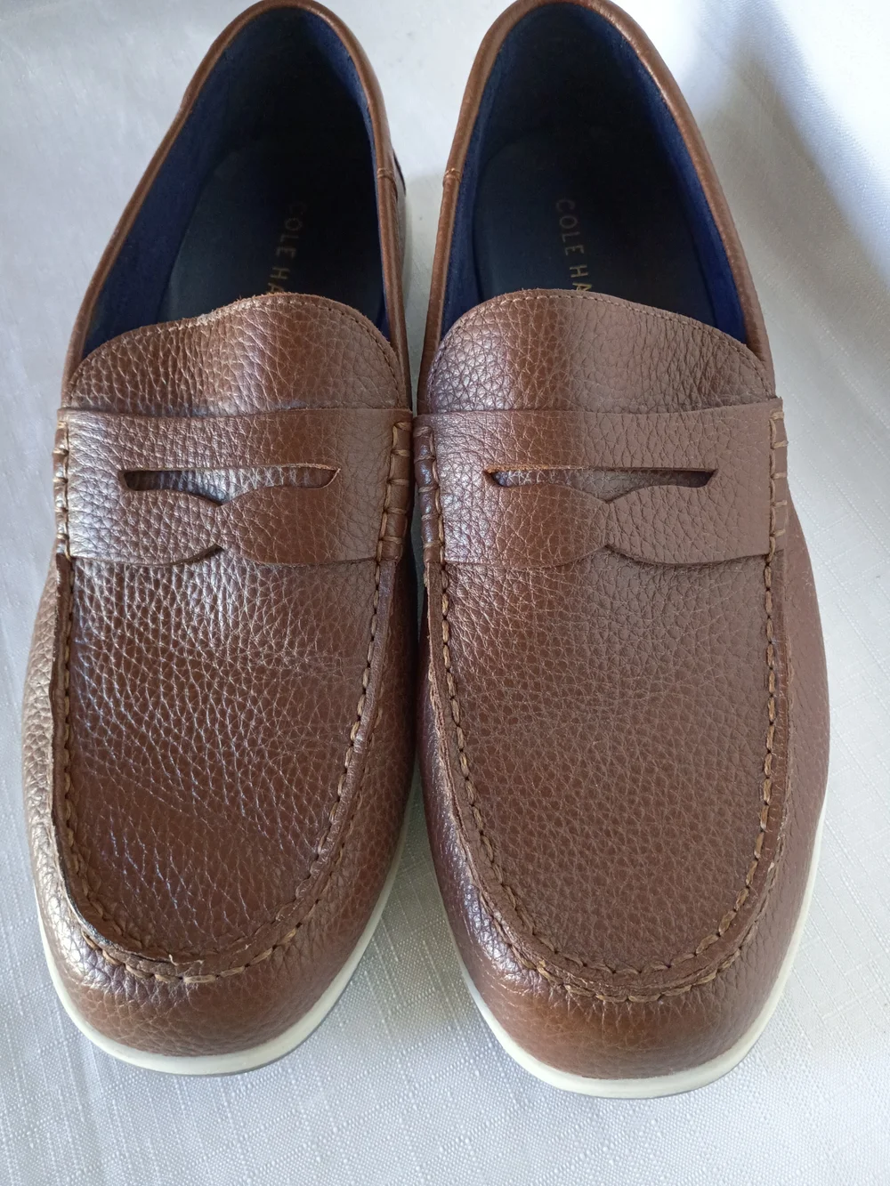 Cole Haan Men’s Brown Leather Penny Loafers Size 9.5